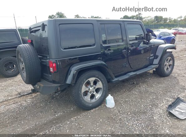 1C4BJWEG9GL136764 2016 JEEP WRANGLER UNLIMITED Black Tył prawy
