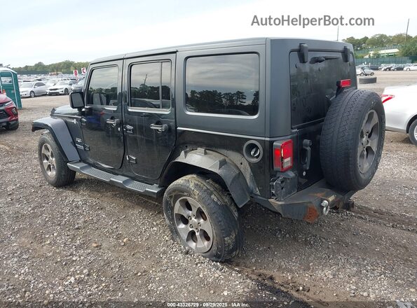 1C4BJWEG9GL136764 2016 JEEP WRANGLER UNLIMITED Black Tył lewy