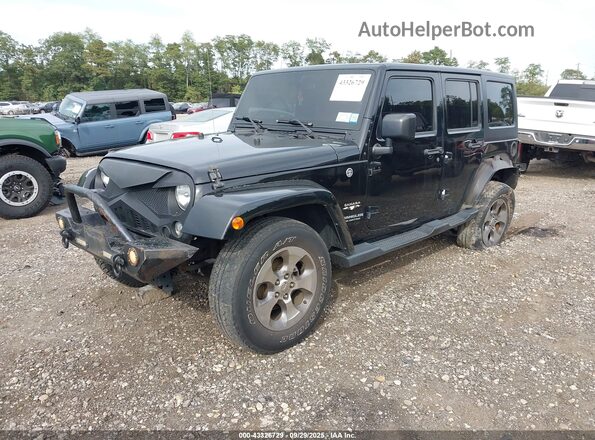 1C4BJWEG9GL136764 2016 JEEP WRANGLER UNLIMITED Black Przód lewy