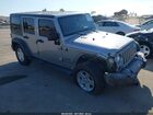 2018 Jeep Wrangler Jk Unlimited Sport S 4x4 Gray vin: 1C4HJWDG2JL855633