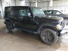 2023 Jeep Wrangler Sahara Черный vin: 1C4HJXEG1PW614643