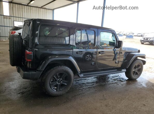 1C4HJXEG1PW614643 2023 JEEP WRANGLER Черный Задняя правая четверть