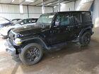 2023 Jeep Wrangler Sahara Черный vin: 1C4HJXEG1PW614643 Damage: Left Running Board, Broken, Replacement Required