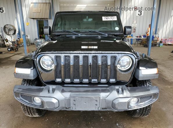 1C4HJXEG1PW614643 2023 JEEP WRANGLER Черный Вид спереди