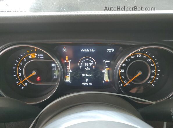 1C4HJXEG1PW614643 2023 JEEP WRANGLER Черный Вид щитка приборов