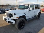 2021 Jeep Wrangler Unlimited Sahara White vin: 1C4HJXEN5MW748985