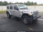 2021 Jeep Wrangler Unlimited Rubicon 4x4 Silver vin: 1C4HJXFG3MW563317