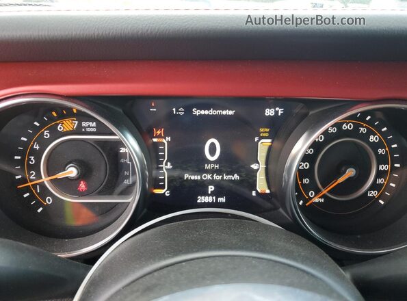 1C4HJXFN3PW618061 2023 JEEP WRANGLER Черный Вид щитка приборов