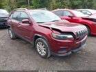2021 Jeep Cherokee Latitude Fwd Темно-бордовый vin: 1C4PJLCB0MD116243