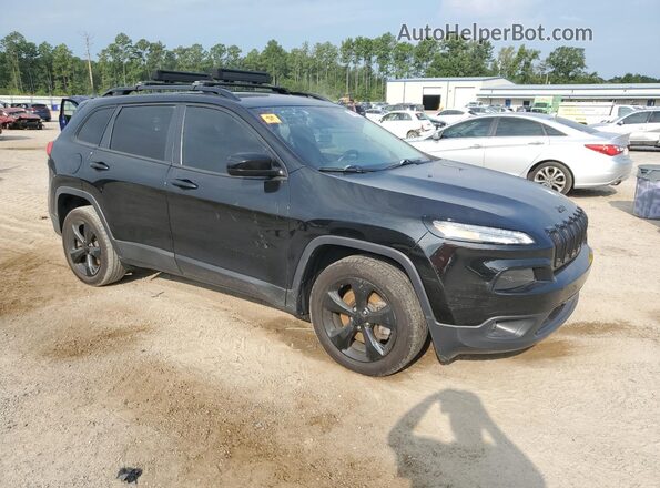 1C4PJLCX8JD528109 2018 JEEP CHEROKEE Черный Передняя правая четверть