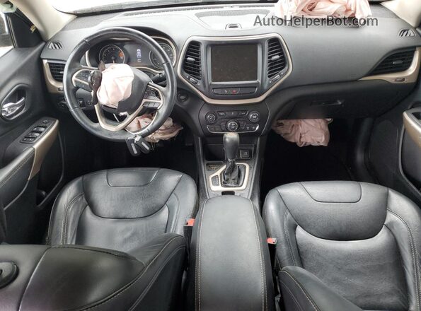 1C4PJLDB6JD621049 2018 JEEP CHEROKEE Gray Widok deski rozdzielczej