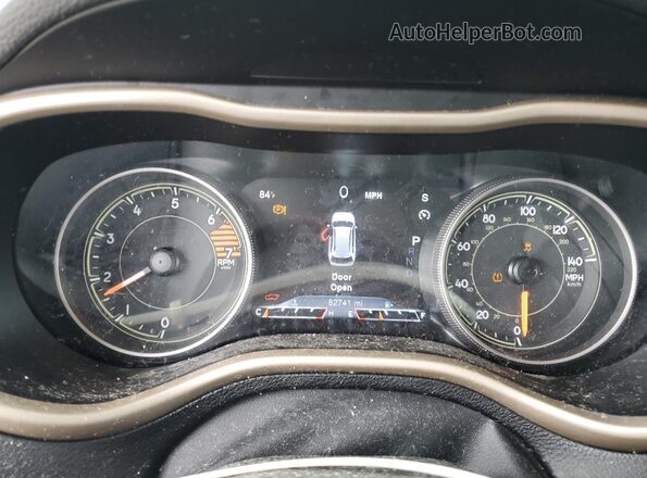 1C4PJLDB6JD621049 2018 JEEP CHEROKEE Gray Widok zestawu wskaźników