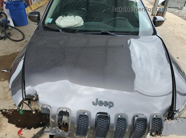1C4PJLDB6JD621049 2018 JEEP CHEROKEE Gray Widok wnętrza z tyłu
