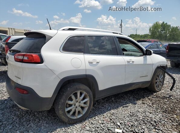 1C4PJLDX6JD585049 2018 JEEP CHEROKEE White Trasero derecho