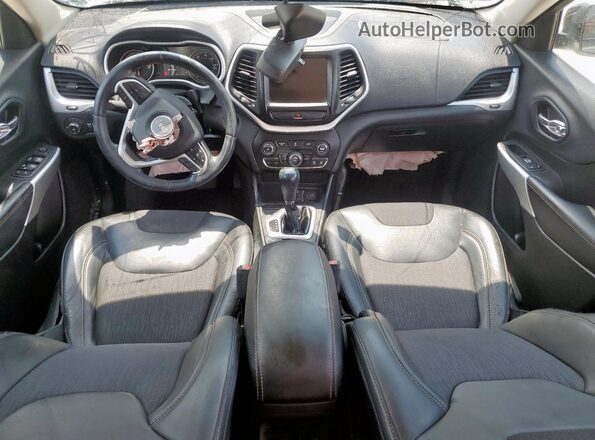 1C4PJLLB4JD584830 2018 JEEP CHEROKEE Черный Вид панели приборов