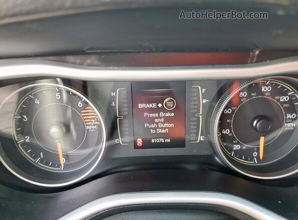 1C4PJLLB4JD584830 2018 JEEP CHEROKEE Черный Вид щитка приборов