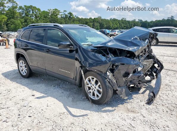 1C4PJLLB4JD584830 2018 JEEP CHEROKEE Черный Передняя правая четверть