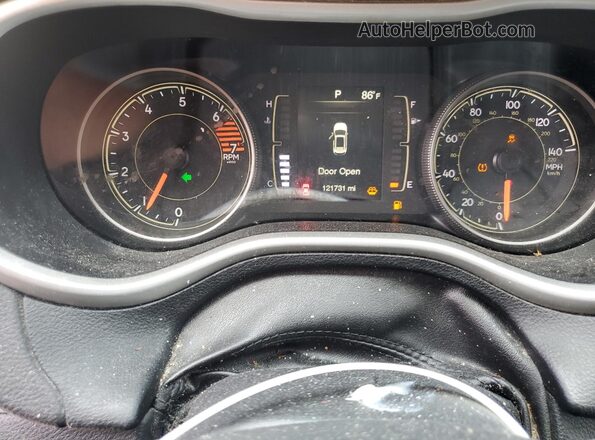 1C4PJLLBXJD616194 2018 JEEP CHEROKEE Maroon Սարքավորումների վահանակի տեսք