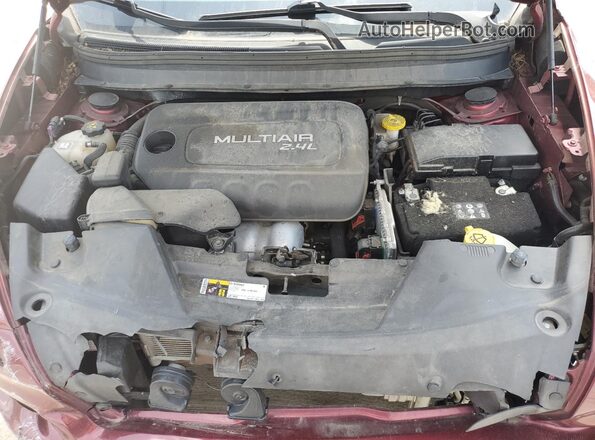 1C4PJLLBXJD616194 2018 JEEP CHEROKEE Maroon Շարժիչի բաժամունքի տեսք