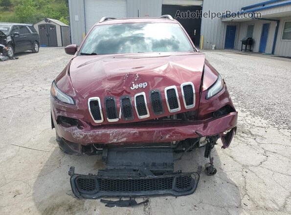 1C4PJLLBXJD616194 2018 JEEP CHEROKEE Maroon Դիմացի տեսք