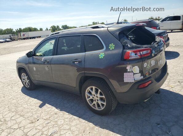 1C4PJLLX4JD531766 2018 JEEP CHEROKEE Gray Trasero izquierdo