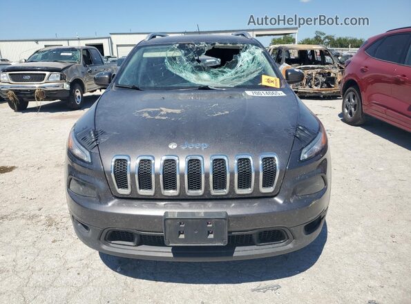 1C4PJLLX4JD531766 2018 JEEP CHEROKEE Gray Vista frontal