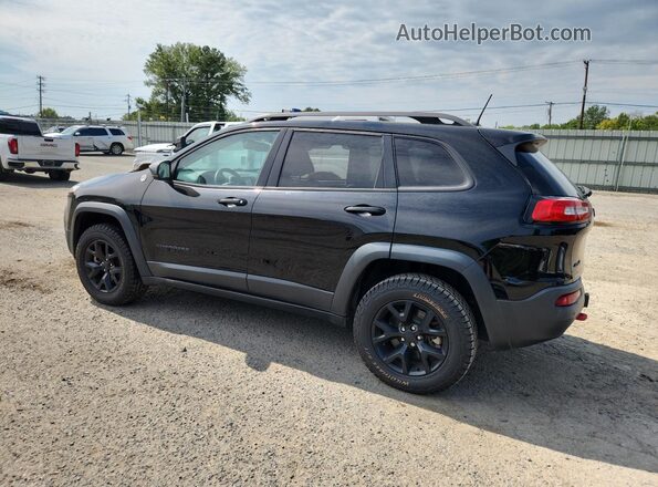 1C4PJMBB8JD529580 2018 JEEP CHEROKEE Черный Задняя левая четверть