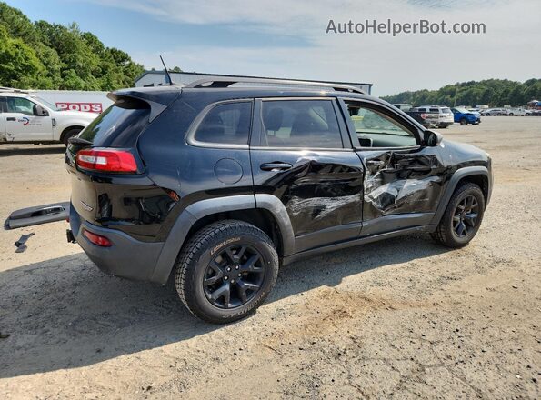 1C4PJMBB8JD529580 2018 JEEP CHEROKEE Черный Задняя правая четверть