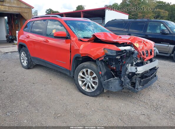 1C4PJMCB3MD148965 2021 JEEP CHEROKEE Orange Przód prawy