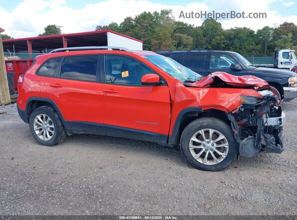 1C4PJMCB3MD148965 2021 JEEP CHEROKEE Orange Widok wnętrza z tyłu
