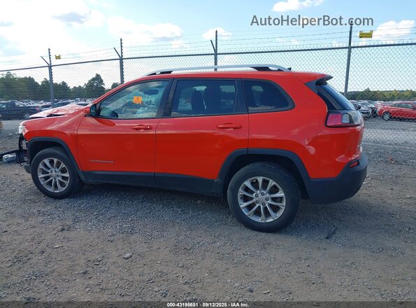 1C4PJMCB3MD148965 2021 JEEP CHEROKEE Orange Widok wnętrza 360 stopni
