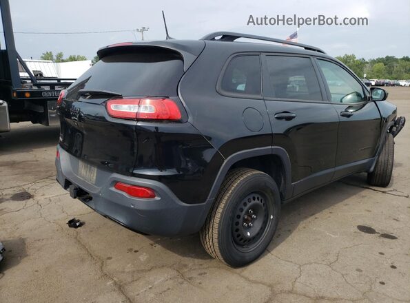 1C4PJMDB1JD543320 2018 JEEP CHEROKEE Black უკანა მარჯვენა