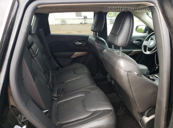 1C4PJMDB1JD543320 2018 JEEP CHEROKEE Black უკანა სავარძლების ხედი
