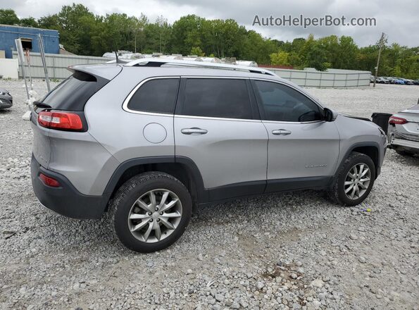 1C4PJMDB9JD550029 2018 JEEP CHEROKEE Silver Trasero derecho