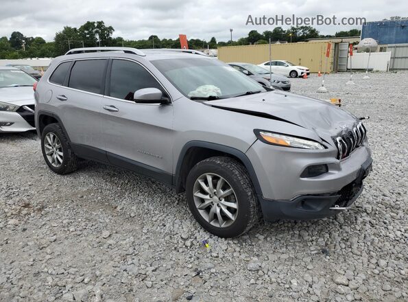 1C4PJMDB9JD550029 2018 JEEP CHEROKEE Silver Delantero derecho