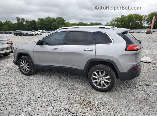 1C4PJMDB9JD550029 2018 JEEP CHEROKEE Silver Trasero izquierdo