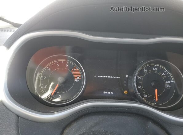 1C4PJMDX0JD599809 2018 JEEP CHEROKEE Белый Вид щитка приборов