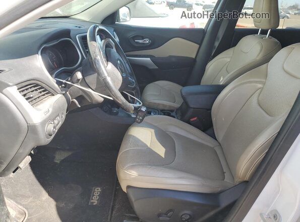 1C4PJMDX0JD599809 2018 JEEP CHEROKEE Белый Вид салона спереди