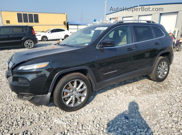 1C4PJMDX3JD602945 2018 JEEP CHEROKEE Black Առջևի ձախ երեք քառորդ տեսարան