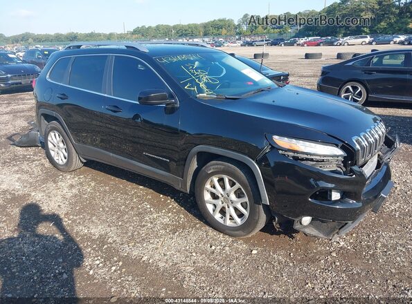 1C4PJMLX4JD501172 2018 JEEP CHEROKEE Черный Передняя правая четверть