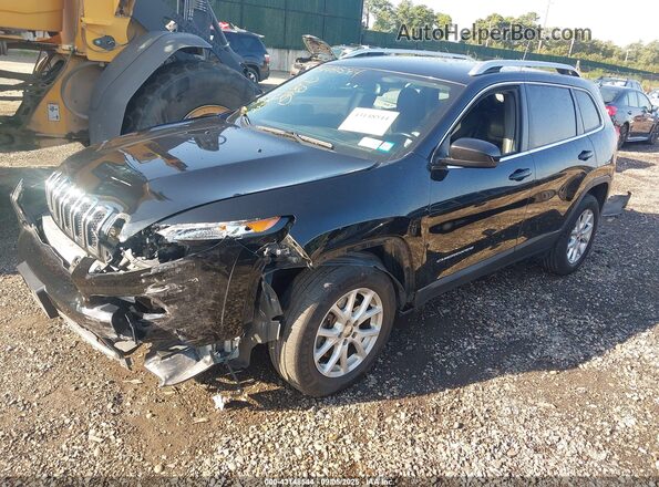 1C4PJMLX4JD501172 2018 JEEP CHEROKEE Черный Передняя левая четверть