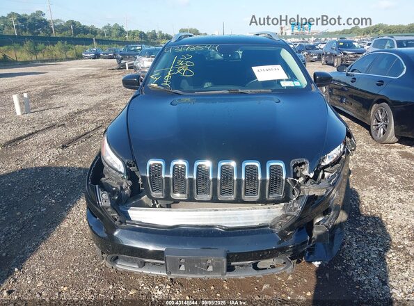 1C4PJMLX4JD501172 2018 JEEP CHEROKEE Черный Вид щитка приборов