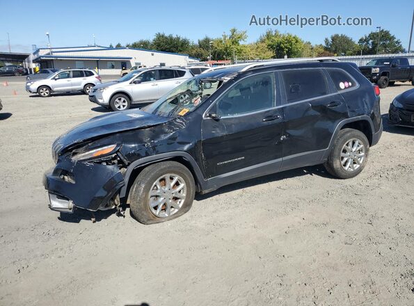 1C4PJMLX9JD506058 2018 JEEP CHEROKEE Угольный Передняя левая четверть