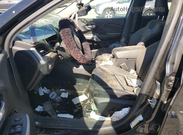 1C4PJMLX9JD506058 2018 JEEP CHEROKEE Угольный Вид салона спереди