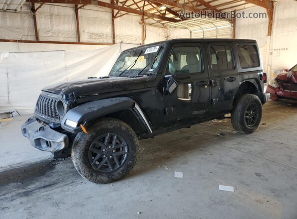 1C4PJXDG0RW284669 2024 JEEP WRANGLER Black Przód lewy