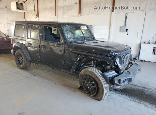 1C4PJXDG0RW284669 2024 JEEP WRANGLER Black Przód prawy