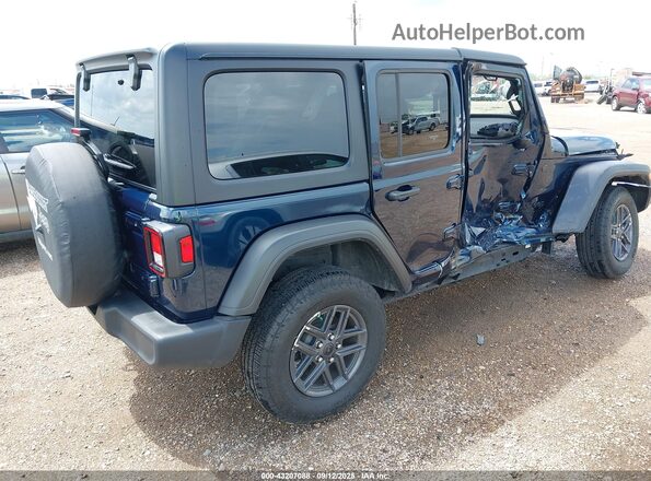 1C4PJXDN8SW522191 2025 JEEP WRANGLER Blue უკანა მარჯვენა