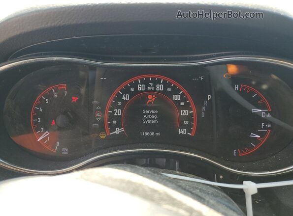 1C4RDHAG9JC451675 2018 DODGE DURANGO White Вид щитка приладів