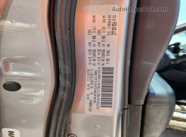 1C4RDJAG1JC497475 2018 DODGE DURANGO Серебряный Вид наклейки с VIN-кодом