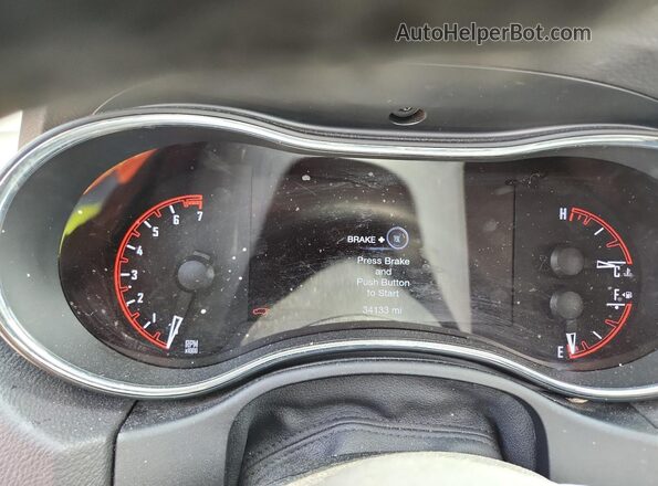1C4RDJAG1JC497475 2018 DODGE DURANGO Серебряный Вид щитка приборов